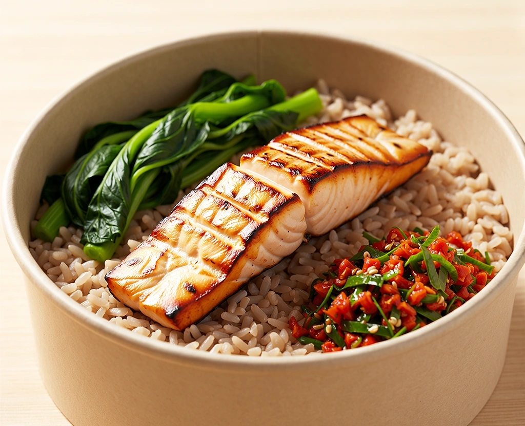 Balanced daily menu prepared by Makanan Lokal